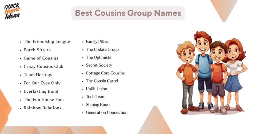 Best Cousins Group Names