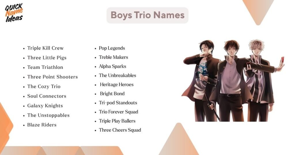 Boys Trio Names