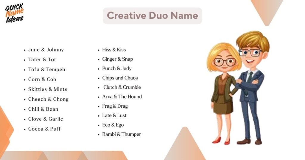 Creative Duo Names