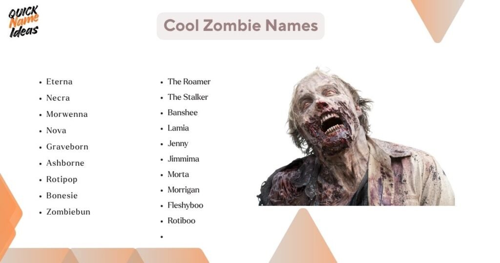 Cool Zombie Names