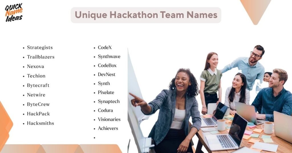 Unique Hackathon Team Names