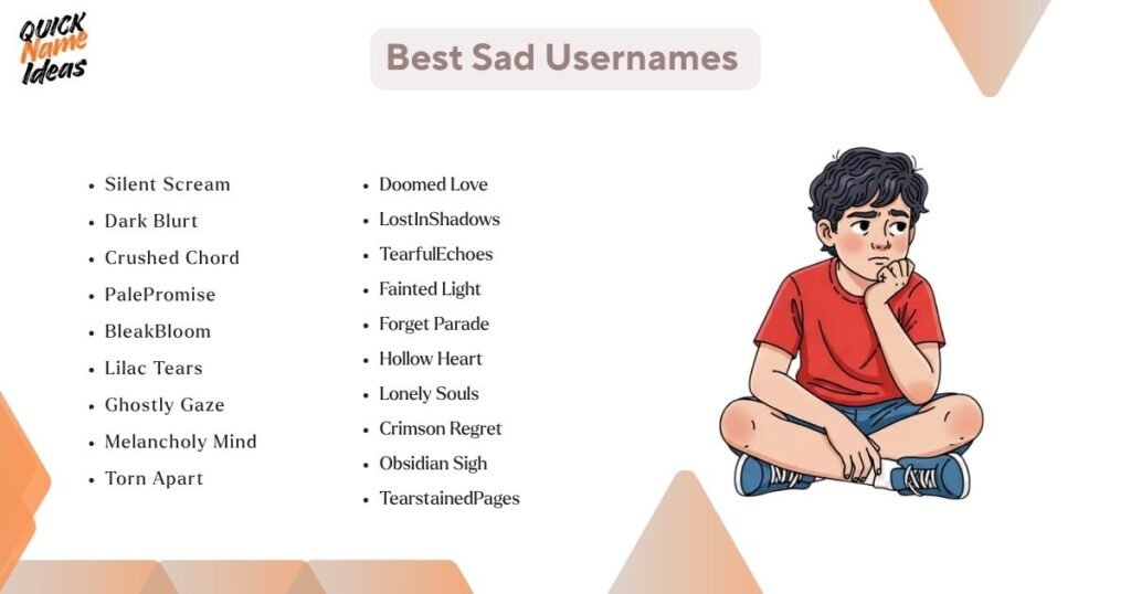 Best Sad Usernames
