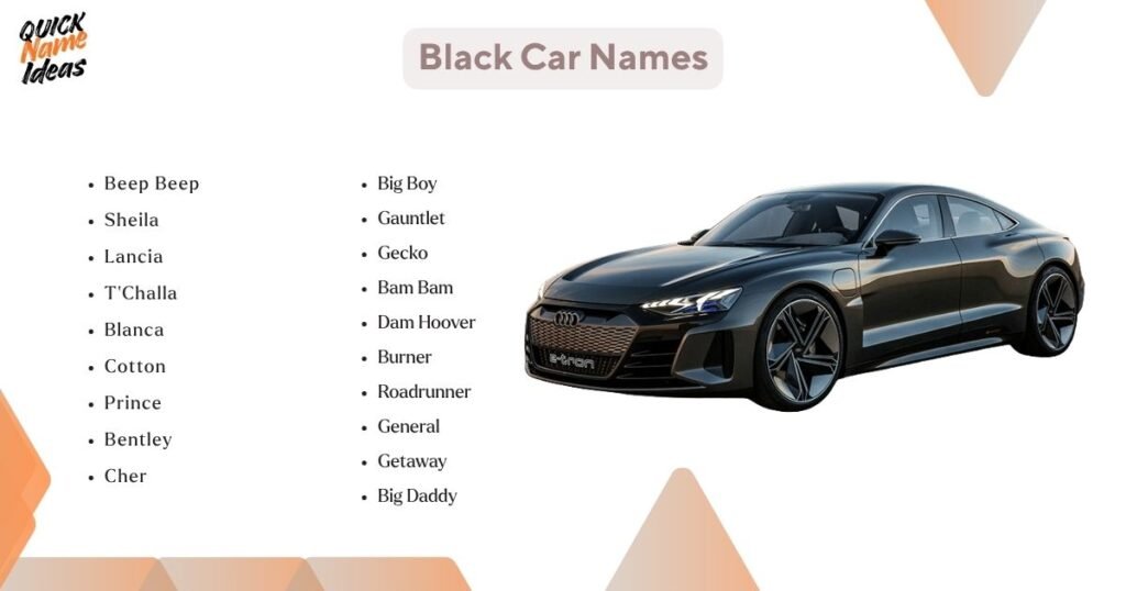 Black Car Names
