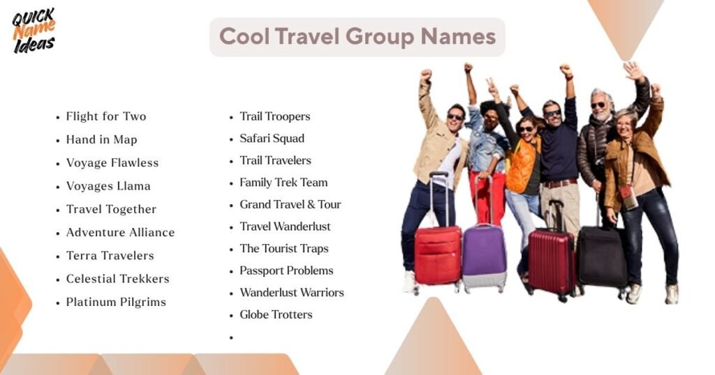 Cool Travel Group Names