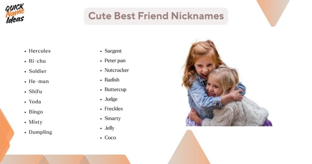 Cute Best Friend Nicknames