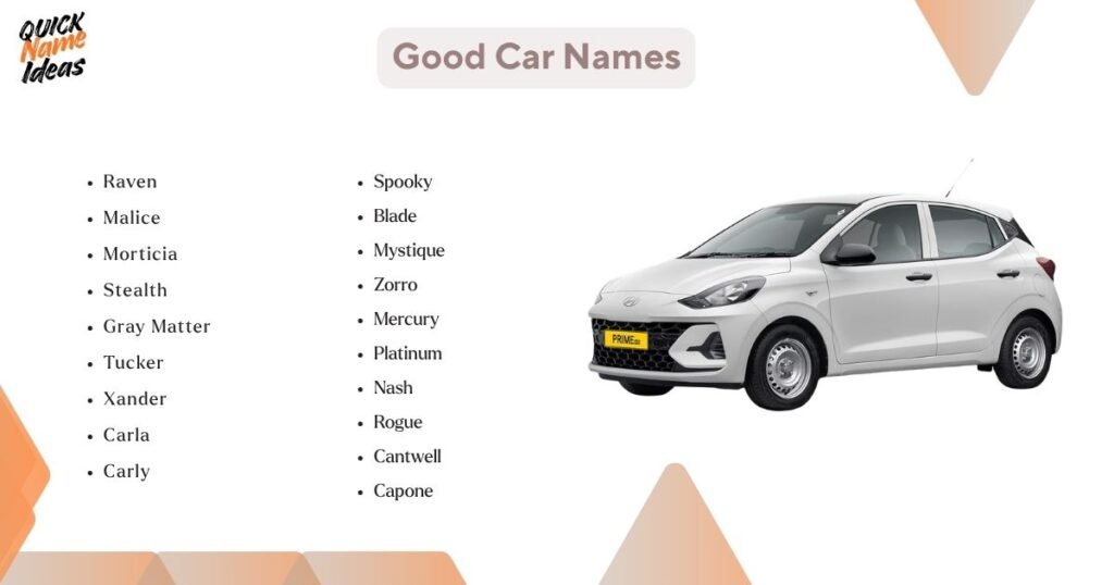 Good Car Names