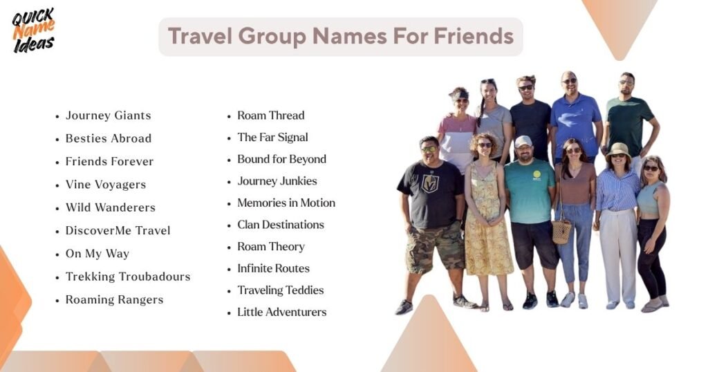 Travel Group Names For Friends