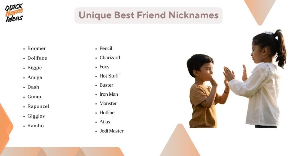 Unique Best Friend Nicknames