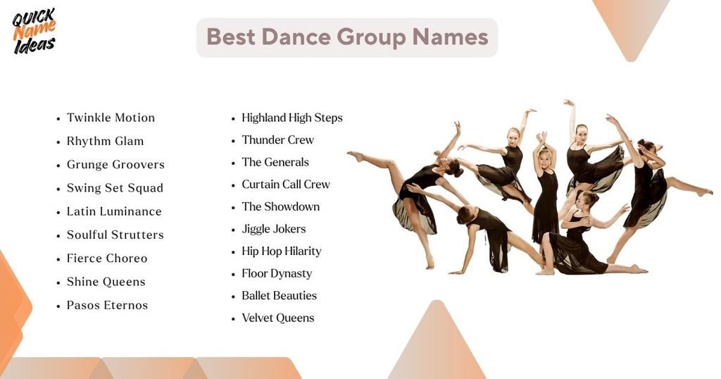 Best Dance Group Names