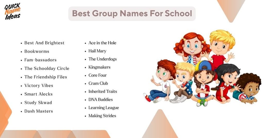 school group name ideas