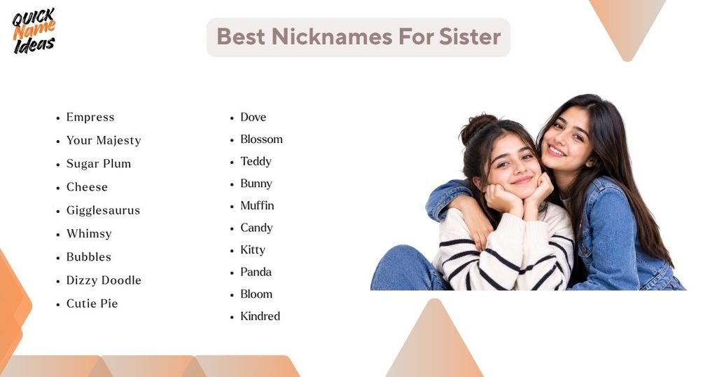 Best Nicknames For Sister