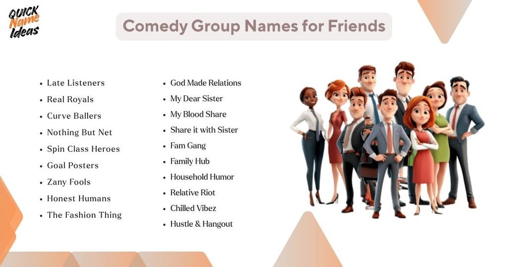 funny group names for friends