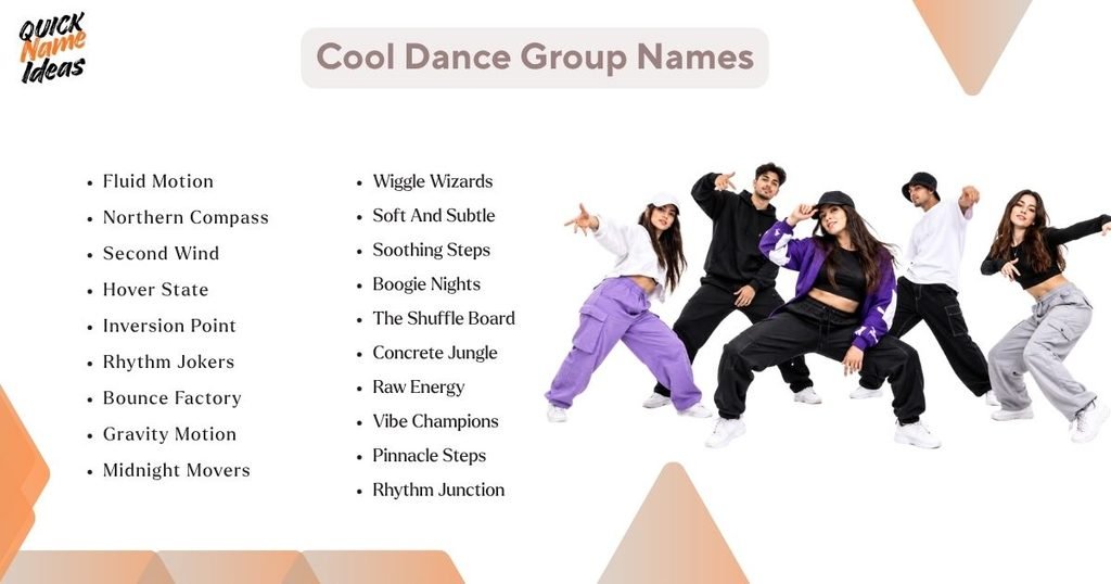 Cool Dance Group Names