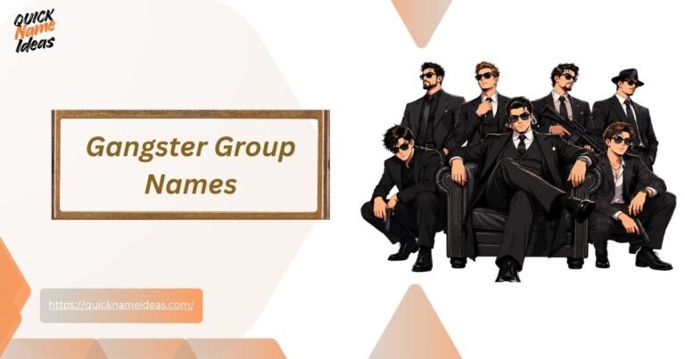 Gangster Group Names