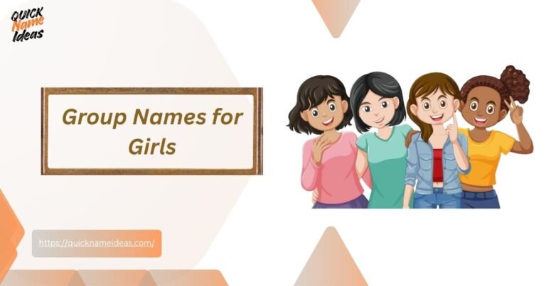 Group Names for Girls