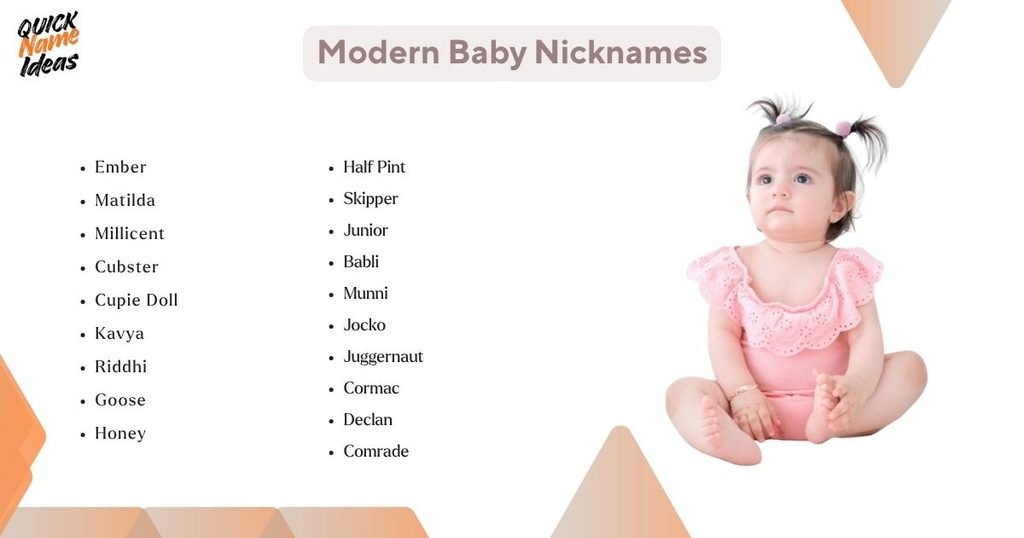 Modern Baby Nicknames