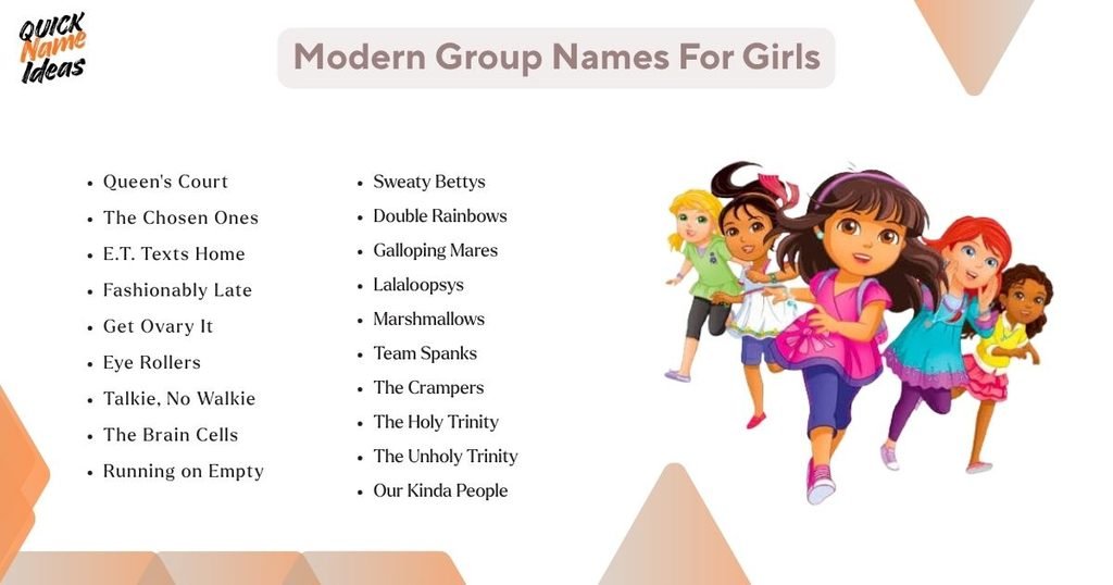Modern Group Names For Girls