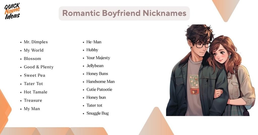 Romantic Boyfriend Nicknames