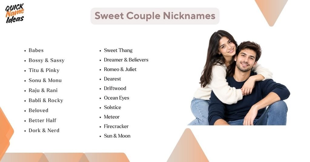Sweet Couple Nicknames