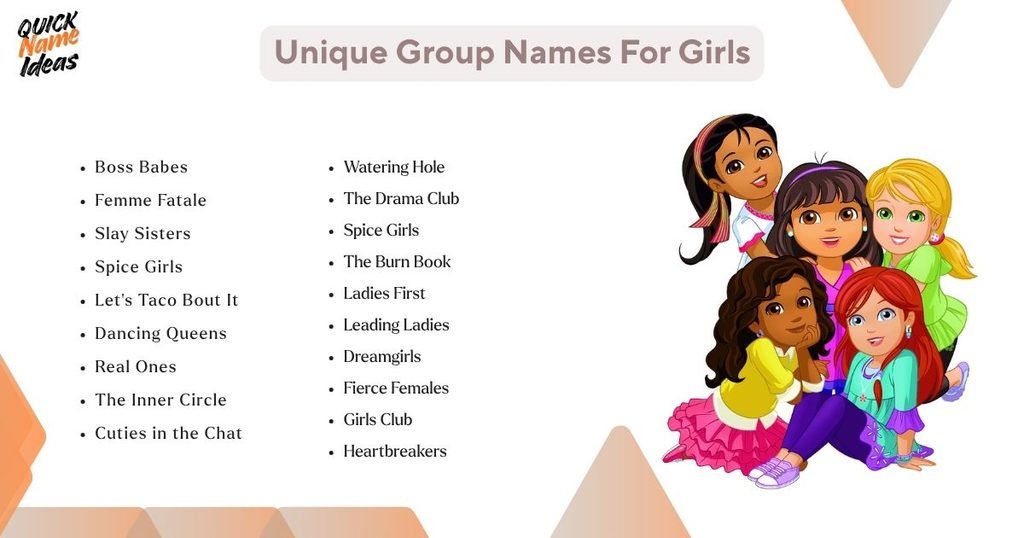 Unique Group Names For Girls