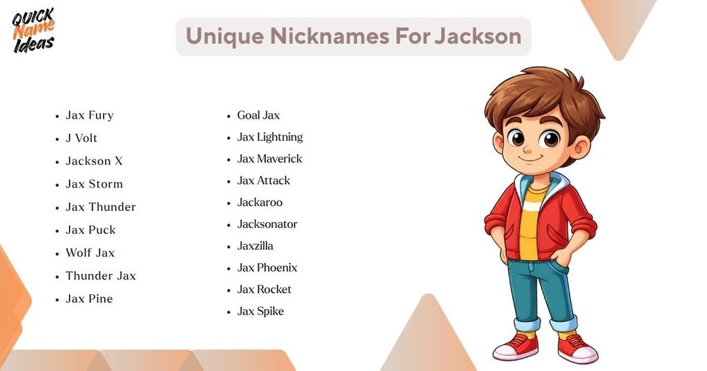 Unique Nicknames For Jackson