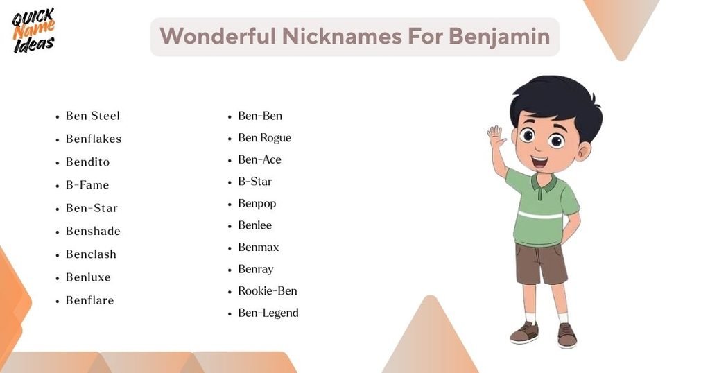 benjamin nicknames
