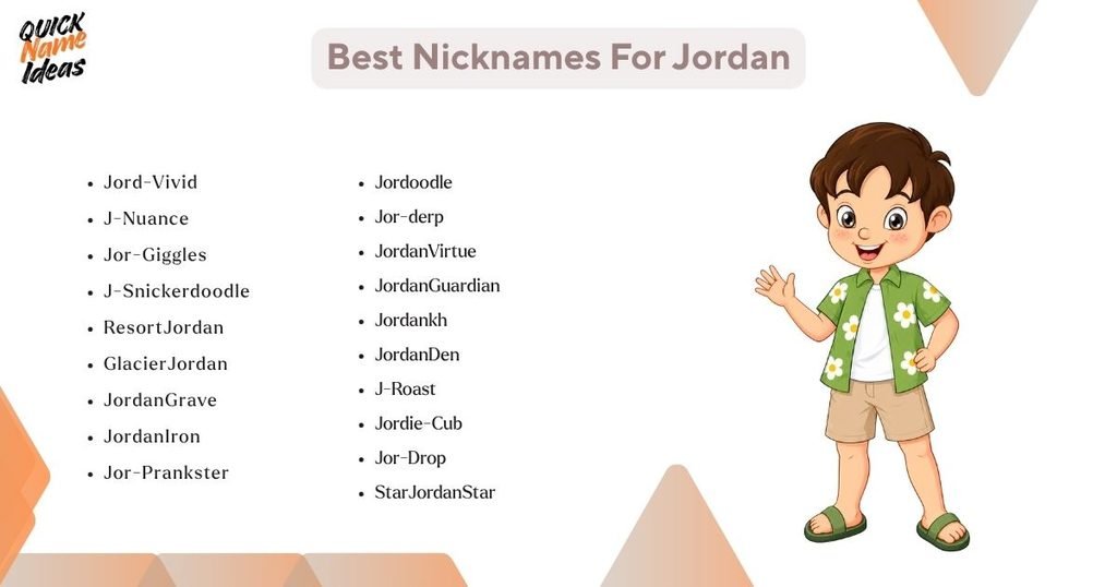 Best Nicknames for Jordan