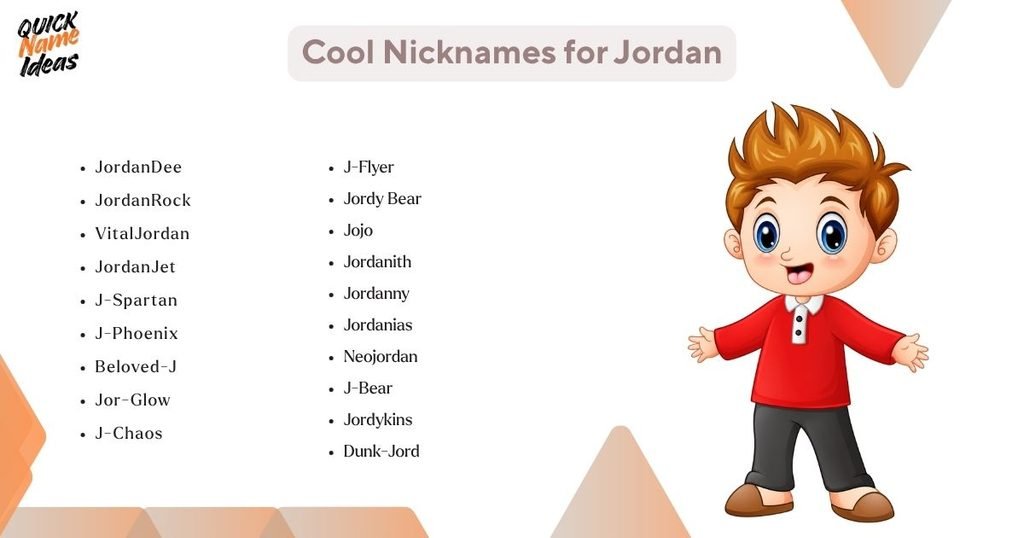 Cool Nicknames for Jordan