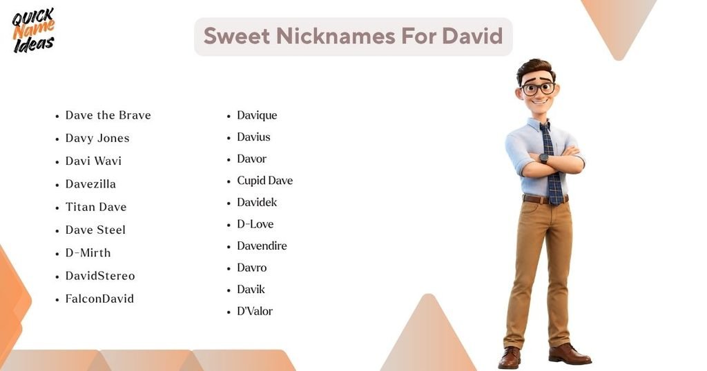 Sweet Nicknames For David
